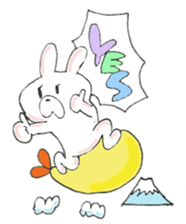 A blurry rabbit 2 sticker #15908949