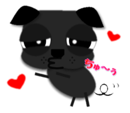 Black Pug's HAGU sticker #15908961