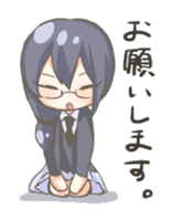 Staples of girls with glasses sticker #15909200