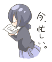 Staples of girls with glasses sticker #15909204