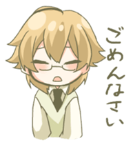 Staples of girls with glasses sticker #15909211