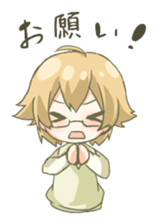 Staples of girls with glasses sticker #15909215