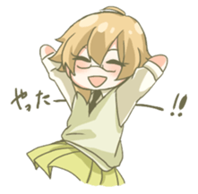 Staples of girls with glasses sticker #15909216