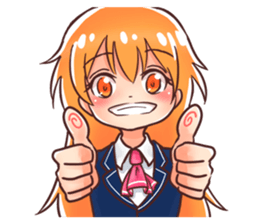 Arashi and his friends in high school sticker #15909404