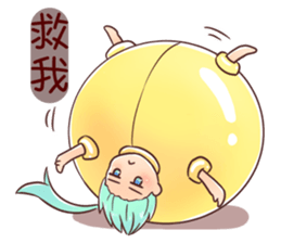 Arashi and his friends in high school sticker #15909414