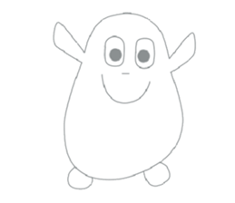 Cimut White sticker #15909678