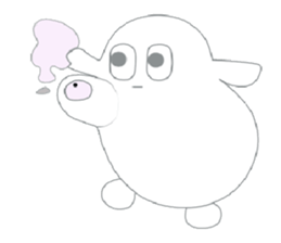 Cimut White sticker #15909680