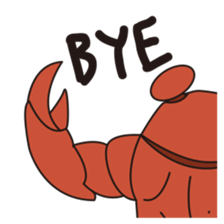 Muscle Crab Man sticker #15910299