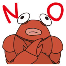 Muscle Crab Man sticker #15910301