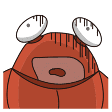 Muscle Crab Man sticker #15910304