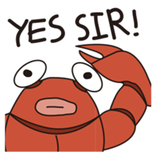 Muscle Crab Man sticker #15910306