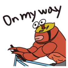 Muscle Crab Man sticker #15910307