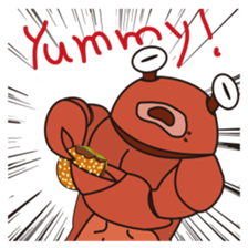 Muscle Crab Man sticker #15910309