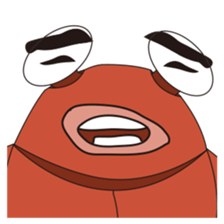Muscle Crab Man sticker #15910312