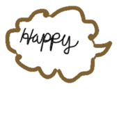 casual cute girl sticker sticker #15910981