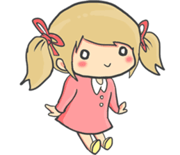 Clarisha the Cute Little Girl sticker #15911062