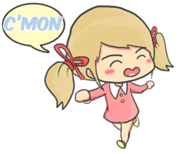 Clarisha the Cute Little Girl sticker #15911066