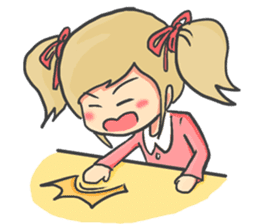 Clarisha the Cute Little Girl sticker #15911072