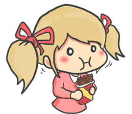 Clarisha the Cute Little Girl sticker #15911074