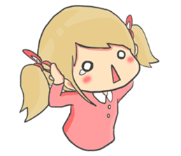 Clarisha the Cute Little Girl sticker #15911076