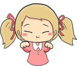 Clarisha the Cute Little Girl sticker #15911081