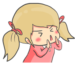 Clarisha the Cute Little Girl sticker #15911084