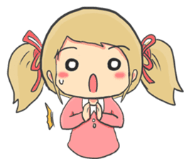 Clarisha the Cute Little Girl sticker #15911086