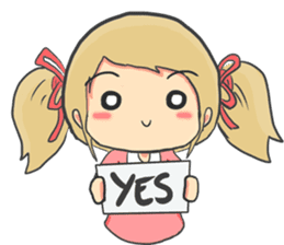 Clarisha the Cute Little Girl sticker #15911093