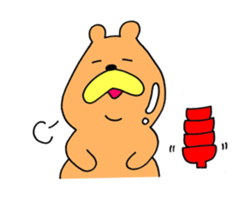 Bear KUMATARO sticker #15911210