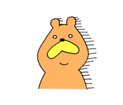 Bear KUMATARO sticker #15911225