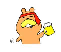 Bear KUMATARO sticker #15911228