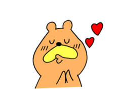 Bear KUMATARO sticker #15911232
