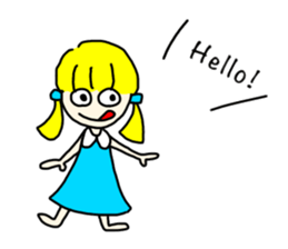 Everyday in a dress with collar sticker #15911834