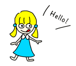 Everyday in a dress with collar sticker #15911834