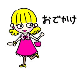 Everyday in a dress with collar sticker #15911835