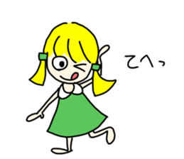 Everyday in a dress with collar sticker #15911838