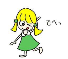 Everyday in a dress with collar sticker #15911838