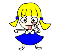 Everyday in a dress with collar sticker #15911839