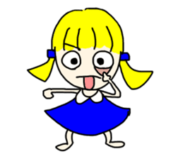 Everyday in a dress with collar sticker #15911839