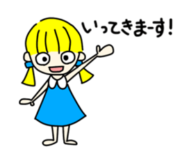 Everyday in a dress with collar sticker #15911840