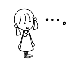 Everyday in a dress with collar sticker #15911845