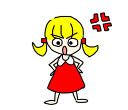 Everyday in a dress with collar sticker #15911849