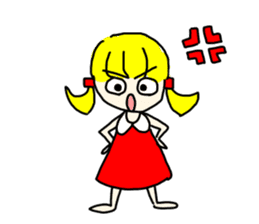 Everyday in a dress with collar sticker #15911849