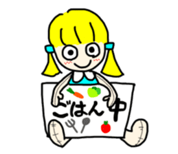 Everyday in a dress with collar sticker #15911859