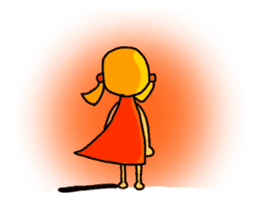 Everyday in a dress with collar sticker #15911863