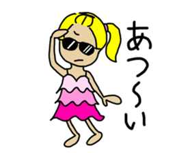 Everyday in a dress with collar sticker #15911867