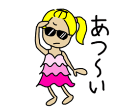 Everyday in a dress with collar sticker #15911867