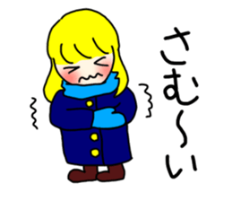 Everyday in a dress with collar sticker #15911868