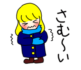 Everyday in a dress with collar sticker #15911868