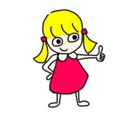 Everyday in a dress with collar sticker #15911870